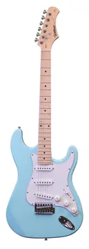 Waldman Strato Waldman ST111 LB 3 Captadores Single Black