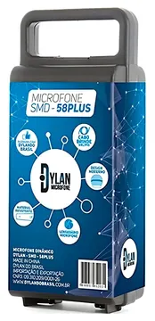 Dylan Microfone Dylan SMD-58 Plus De Mão Com Fio
