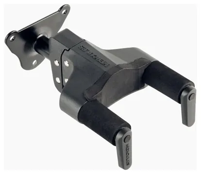 Hercules HCGSP-39WB+ Gitarren-Wandhalter mit Metallplatte