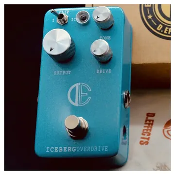 D.Effects DE01 Iceberg Overdrive Effects Pedal