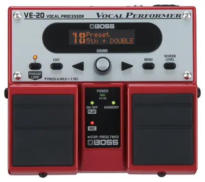 Boss VE-20 Vocal Performer Multieffetti a pedale per voce