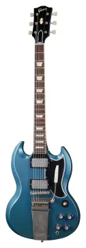 Gibson Sg Standard 1964 Reissue W/ Maestro Ultra Light Aged Pelham Blue Cs Mlc