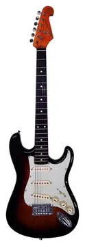 SX SST62 Vintage Strato Sunburst