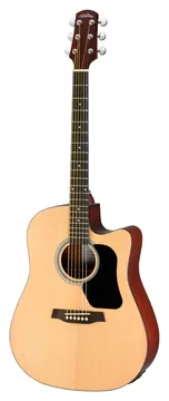 Walden D350CE-SW Dreadnought Elektro-Akustik-Gitarre inkl. Gigbag, natural