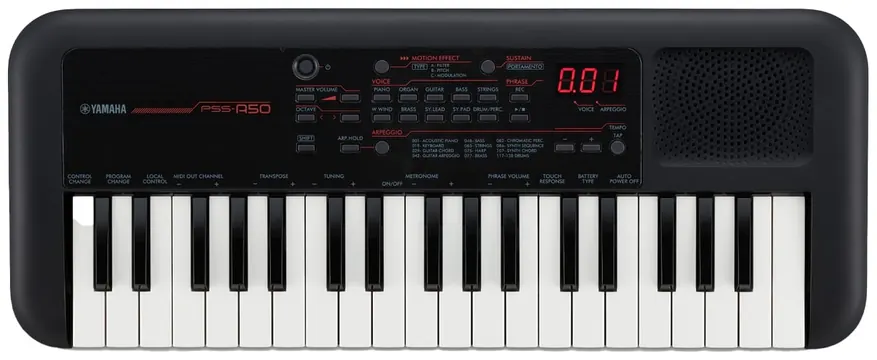 Yamaha Mini Teclado Portátil Yamaha PSS-A50 37 Teclas - Preto