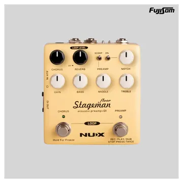 NUX Pedal Nux P/ Violão Stageman Floor Multi Efeitos | Fujisom