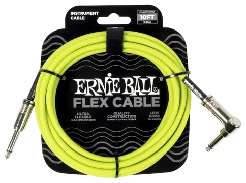 Ernie Ball Jack/Jack Coudé 3m Vert 6465