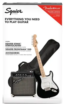 Fender Squier Sonic Strat Pack Black