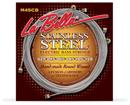 La Bella Encordomento Para Baixo La Bella 6C M45Cb 029/128 Stainless Steel