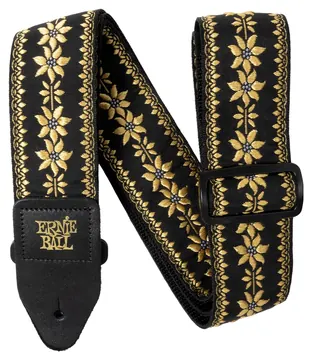Ernie Ball 5635 Jacquard Gewebe-Gitarrengurt (50mm), flower crown