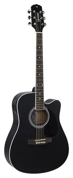 Giannini Viol?o Eletroac?stico Giannini GDC1 CEQ Satin Black Verniz Fosco