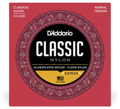 D'Addario EJ27N 3/4 Classic Nylon