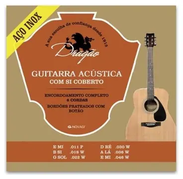 Encordoamento Novagi Guitarra Folk 078