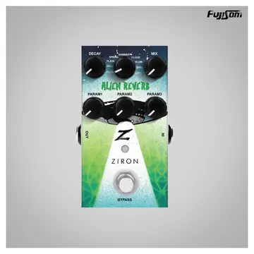 Ziron Pedal Ziron Alien Reverb P/guitar 9 Tipos Efeitos