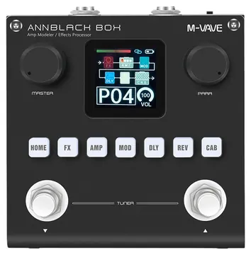 M Vave Pedal Multiefeitos M-Vave Black Box Para Guitarra