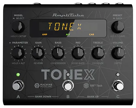 IK Multimedia TONEX PEDAL Pedale x chitarra basso tecnologia AI Machine Modeling