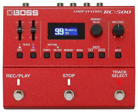BOSS RC500 | Loop Station | Advanced two-track looper | onboard mixing
