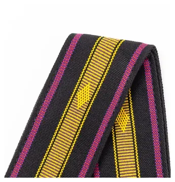 Panlipi SAG16A Sagada 5x140cm Guitar Strap Black Gold