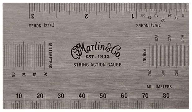 Martin String Action Gauge