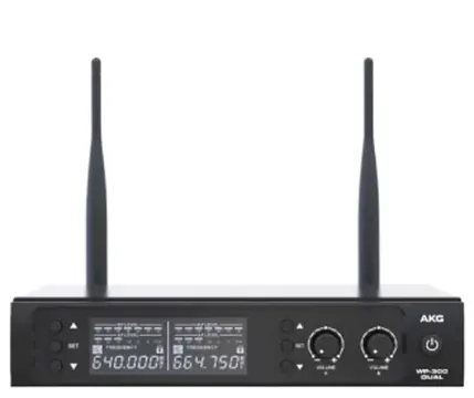 Akg Microfone Sem Fio Akg Wp300 Duplo de Mão Uhf (13000)