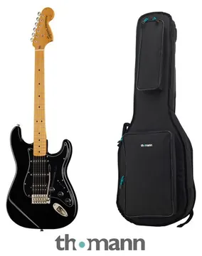Squier CV 70s Strat HSS MN BLK Bundle