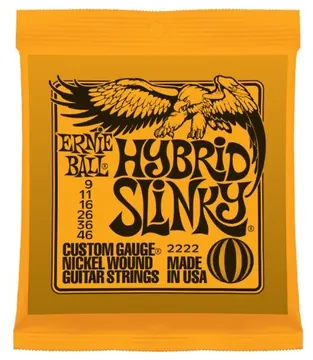 Ernie Ball Slinky Electric Guitar String Set | Hybrid Slinky