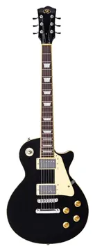 SX Les Paul EE3-BK Preta