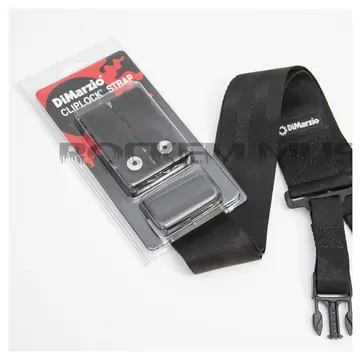 DiMarzio Cliplock Nylon Quick Release Guitar Strap Black DD2200BK