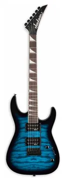Guitarra Elétrica Jackson JS20 Dinky DKQ 2PT Transparent Blue