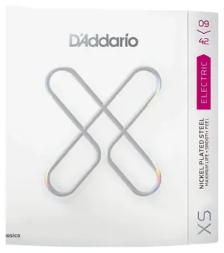 D'addario Encordoamento D'addario para Guitarra Elétrica - Modelo XS .009 - .042 Super Light