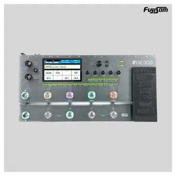 Mooer Pedaleira Mooer P/ Guitarra GE-300 Multi Efeito C/ Pedal | Fujisom