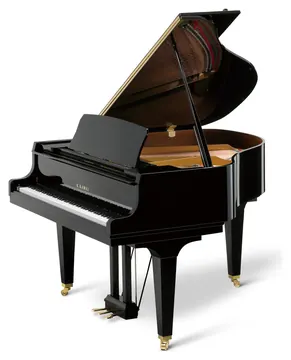 Kawai GL-10 Flügel schwarz poliert – 153 cm Länge, Millennium-III-Mechanik, Resonanzboden aus massiver Fichte