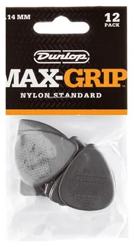 Dunlop 449P114 Max Grip Plectrum 1.14mm 12-Pack