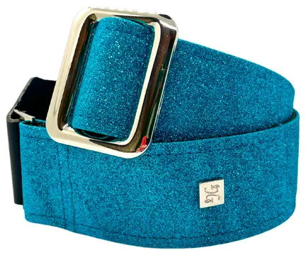 Get'M Get'M Gorgi Glitter Baby Blue Hologram Gurt