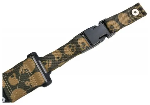 DiMarzio Cliplock Nylon Quick Release Guitar Strap Camo Skull DD2200MGSK