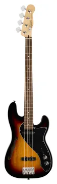 Squier Paranormal Precision Bass Thinline SJ LRL Black PG 3-Color Sunburst