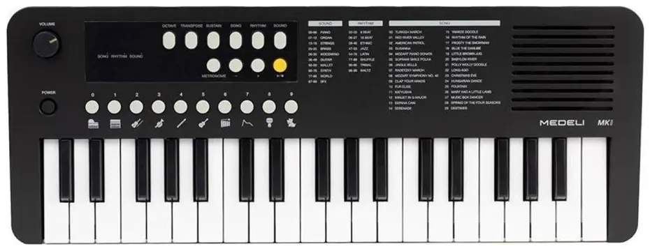 Medeli MK1/BK Mini-Keyboard 37 Tasten