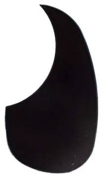 M.Gallery F-4001 Battipenna Adesivo Per Chitarra Acustica Nero
