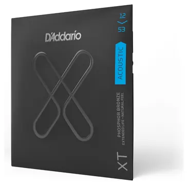 D'Addario XTAPB1253, XT Acoustic Guitar Phosphor Bronze, Light, 12-53