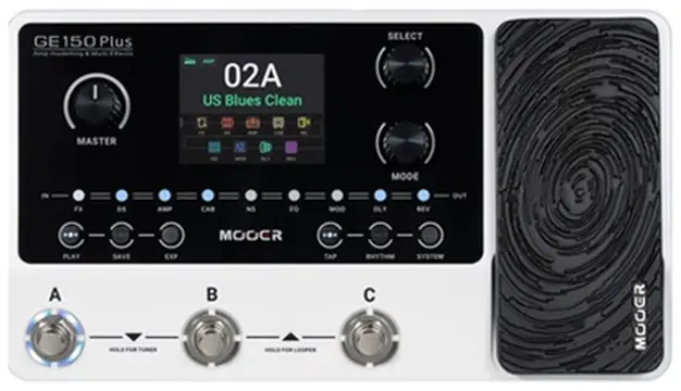 Pedaleira Guitarra Mooer GE 150 Plus