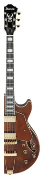 Ibanez AG95MG-DA Artcore Expressionist Hollowbody E-Gitarre, Dark Amber