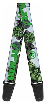 Buckle Down Avengers Assemble Hulk In Action Guitar Strap