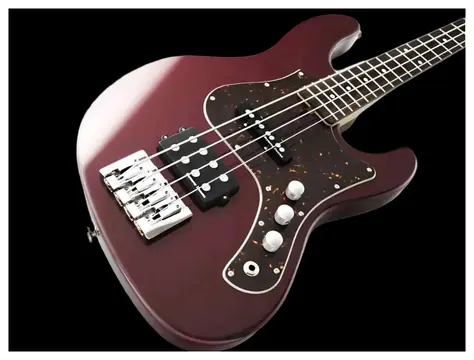 FGN J Standard Mighty Jazz, JMJ2ALR Azuki Metallic Bass Guitar