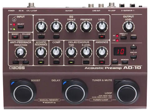Boss AD-10 Acoustic Preamp & Multi Effects
