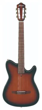 Ibanez FRH10NBSF Thinline Chitarra classica Brown Sunburst Flat