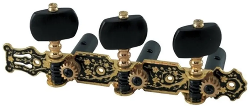 Carrilhões Fire&stone Guitarra Classica Preto E Dourado
