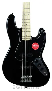 Fender Squier Affinity Jazz Bass Black Maple Fingerboard