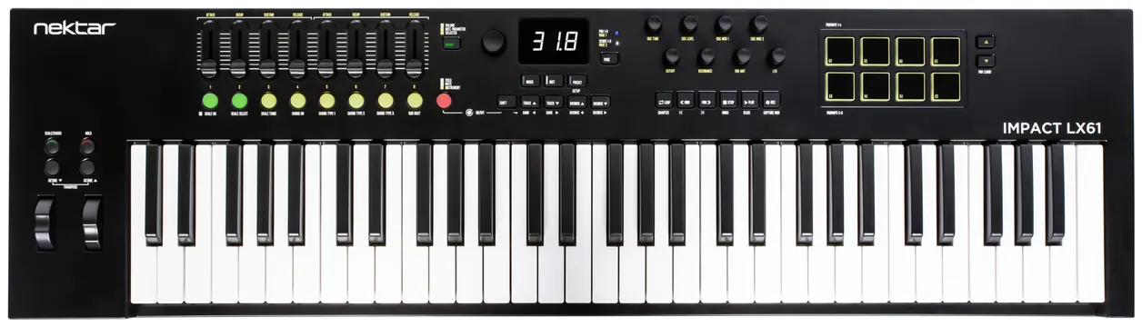 Nektar Impact LX61 mk3 USB MIDI-Keyboard