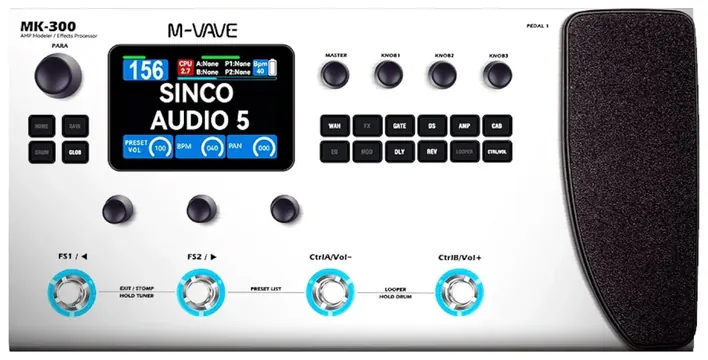 M Vave Pedaleira M-Vave MK-300 Multi Efeitos
