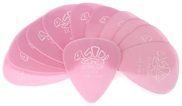 Dunlop 41P.46 Delrin ''500'' Standard Sachet De 12